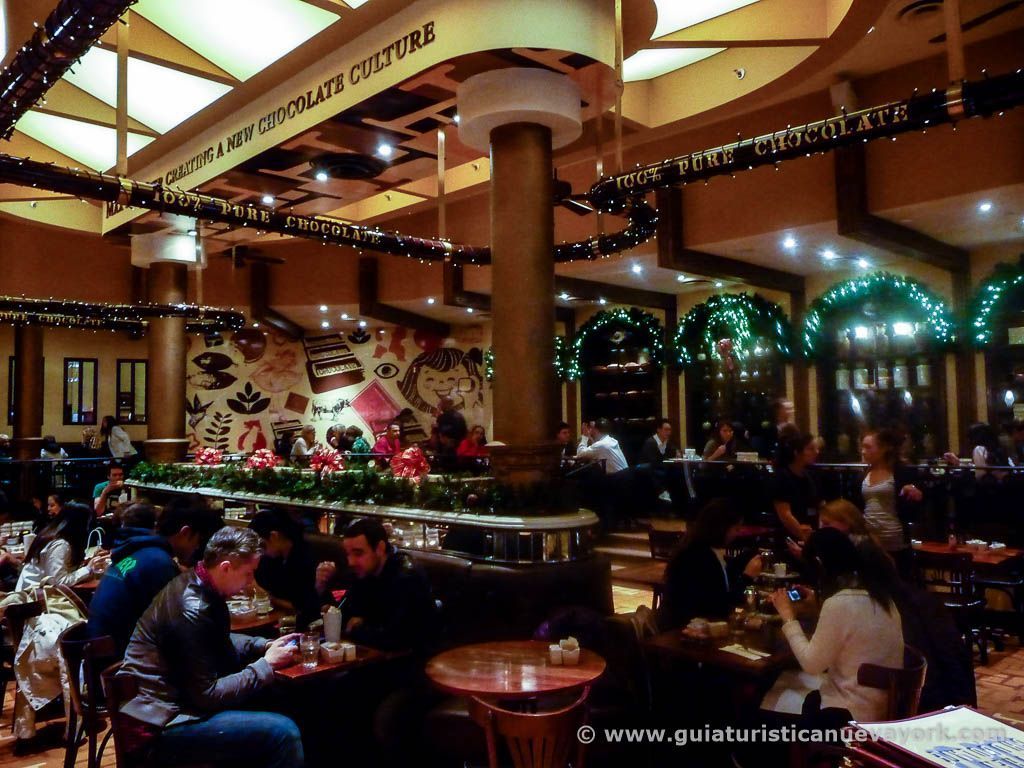 Interior de Max Brenner