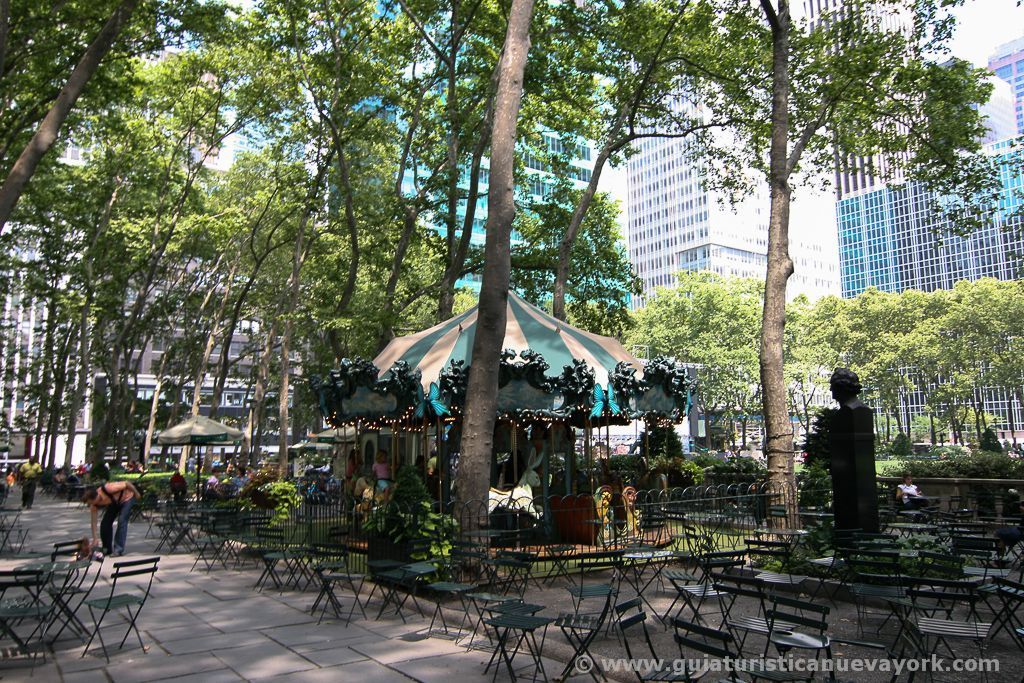 Le Carrousel, el tiovivo de Bryant Park