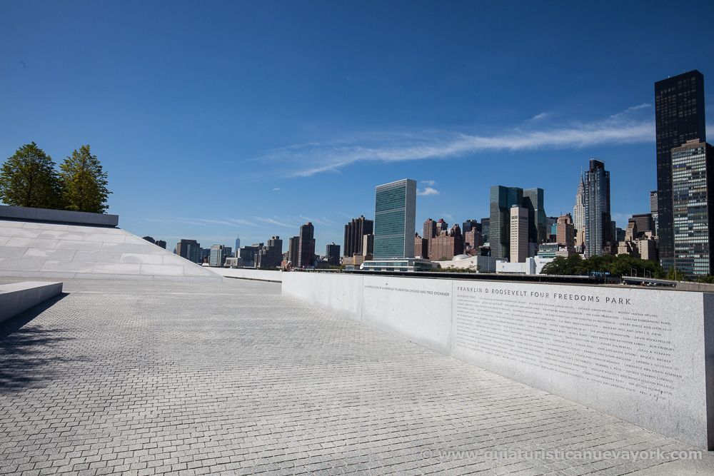 Entrada a Four Freedoms Park