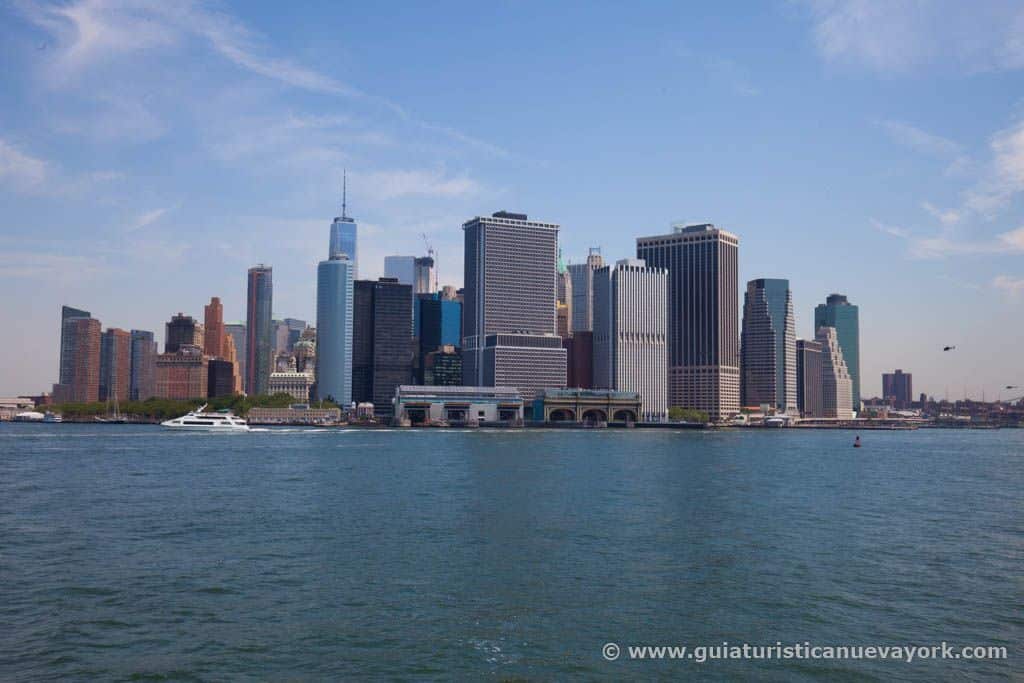 Nueva York desde el ferry a Governor's Island