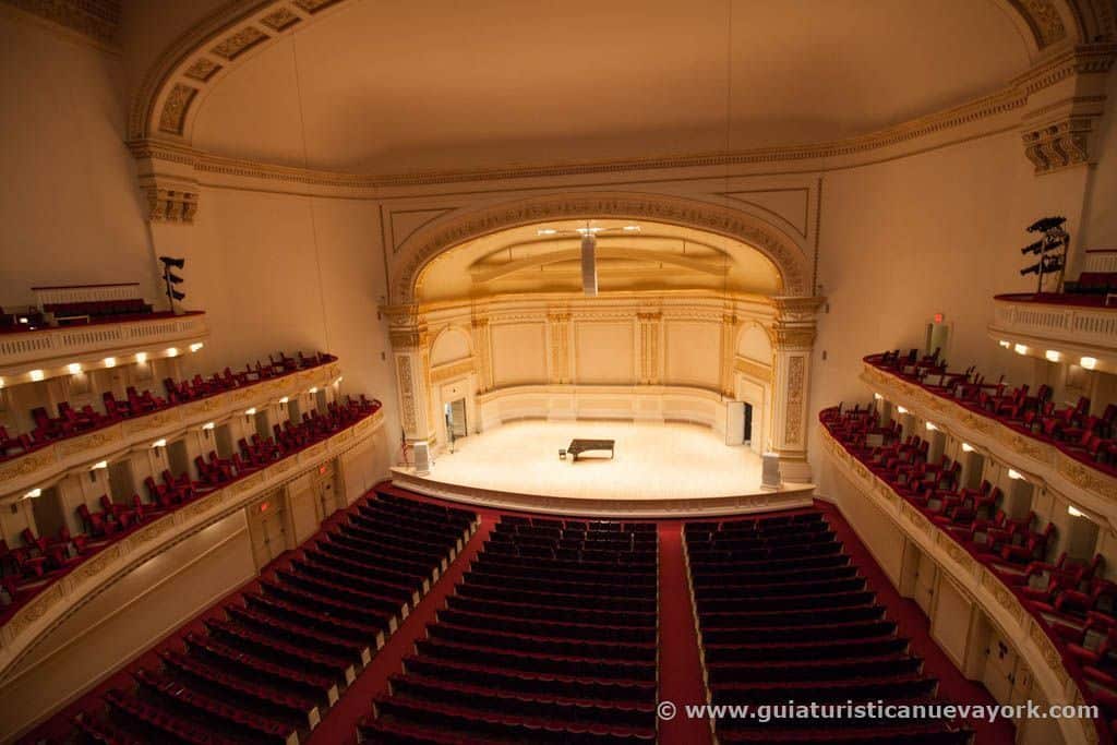 Carnegie Hall, la mejor acústica de todo Nueva York