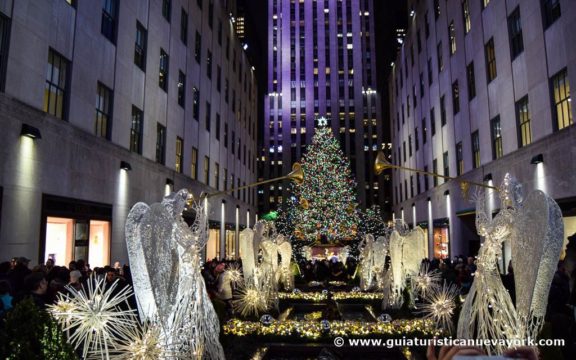 Encendido de los árboles de Navidad de Nueva York