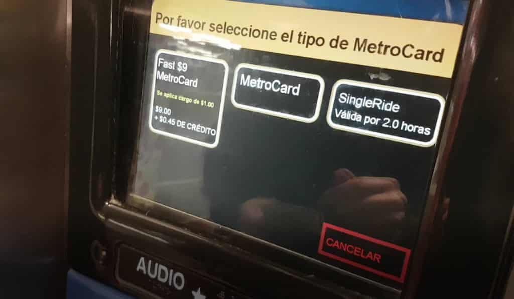 Obtener una Metrocard de Nueva York paso a paso