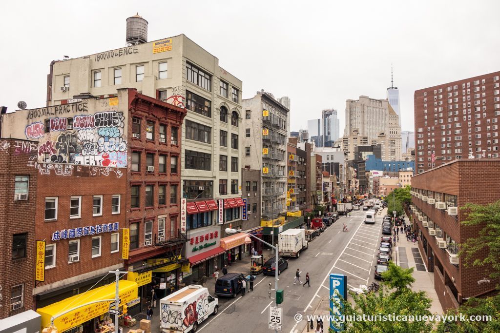 Chinatown desde el puente de Manhattan