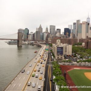 Cruzando el puente de Manhattan