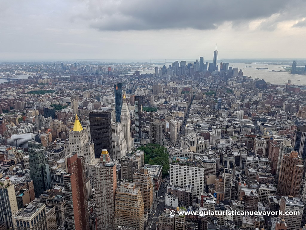 Vista del Sur de la ciudad desde el Empire State