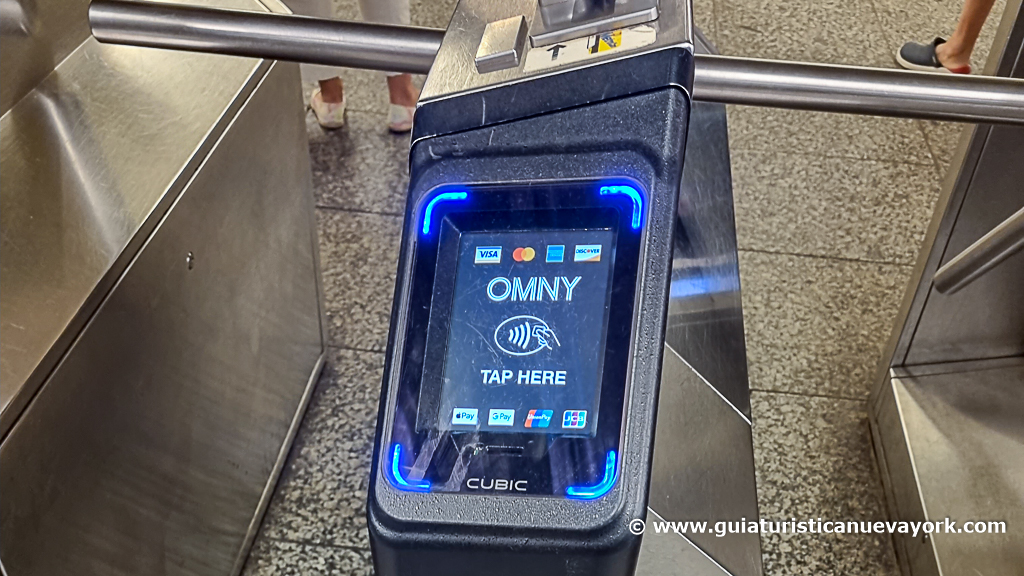 El sistema OMNY de acceso al metro