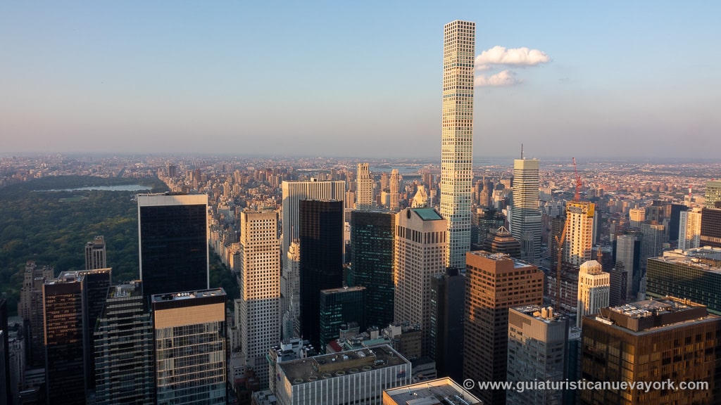 Vista de Central Park y la Quinta Avenida desde Top of the Rock