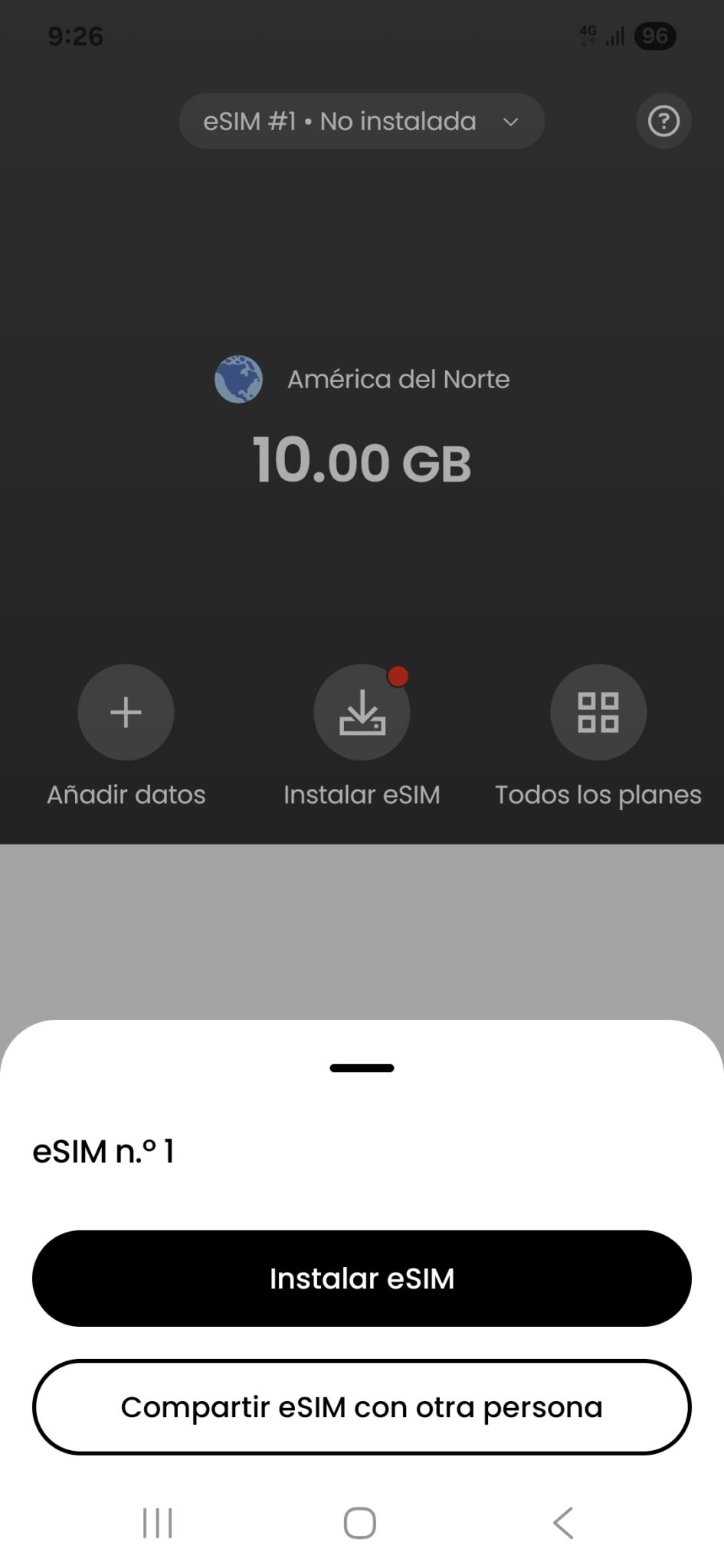 Confirmo el inicio de la instalación