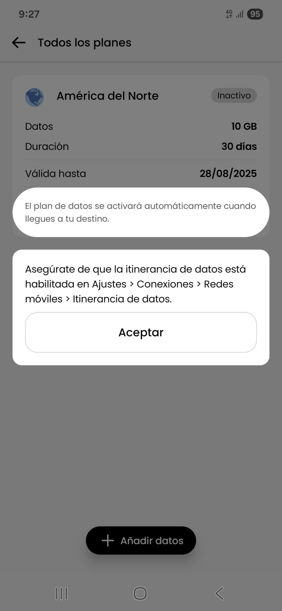 Fin de la instalación