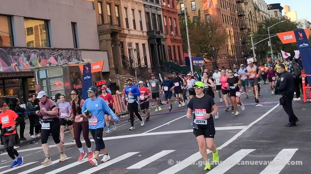 Cruzando el km. 35, en Harlem