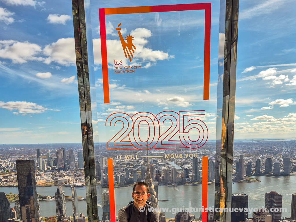 En el Summit One Vanderbilt, el día antes de la maratón